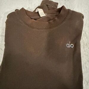 ALO Yoga Brown Sweatshirt